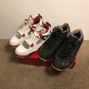 Air Jordan Retro 4 & Nike Lebron low Bundle!!!
